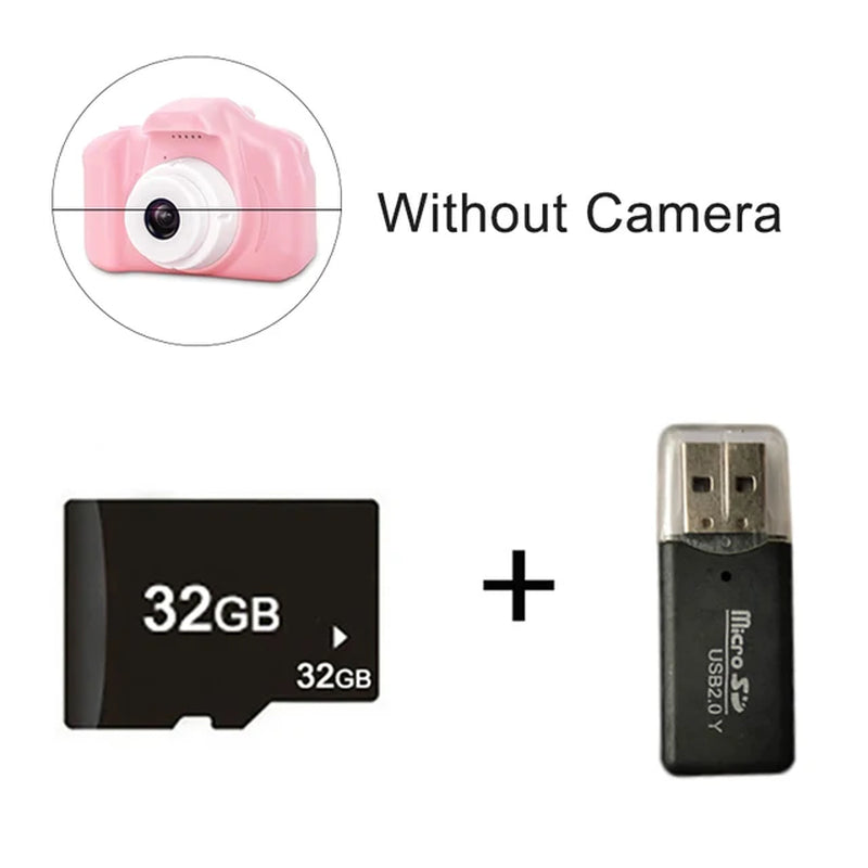 Children'S Camera 1080P HD Screen Camera Video Toy 8 Million Pixel Kids Cartoon Cute Camera Outdoor Photography Toy